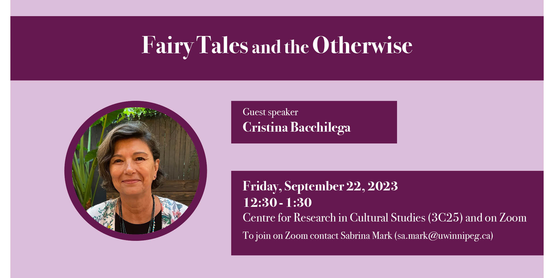 Cristina Bacchilega, Fairy Tales and the Otherwise