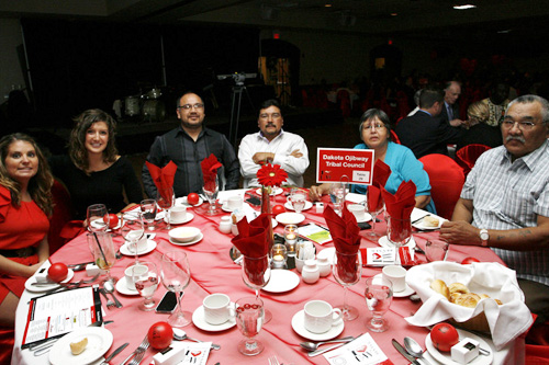 Attendees at table