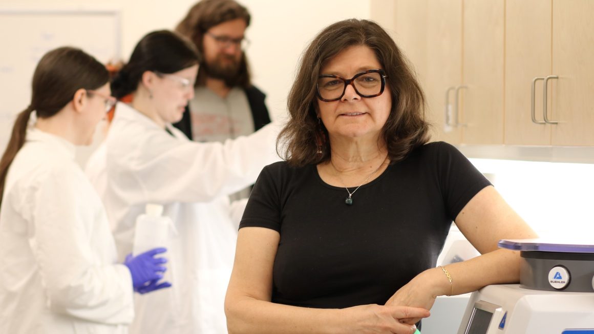 Dr Mirjana Roksandic in a lab