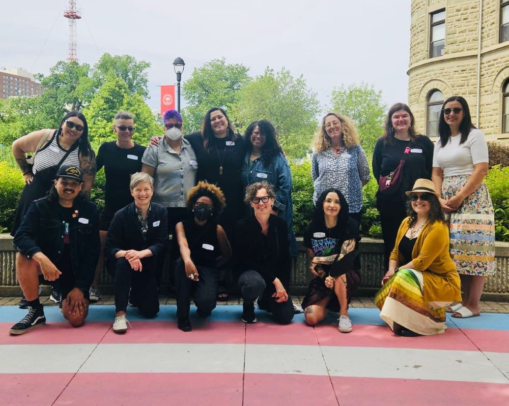 Back row L-R: Kylie Fineday, Nadine Arpin, Michelle McGeough, Heather Igloliorte, Crystal Mowry, Shelley Butler, Mel Granley, Grace Redhead  Front row L-R: Justin Bear, Angela Failler, Mahlet Cuff, Heather Milne, Adrienne Huard, Chantal Fiola