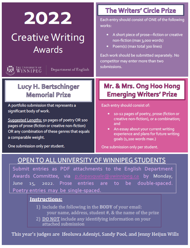 creative writing course winnipeg