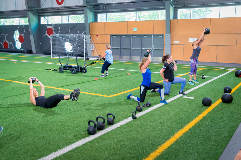 Fitness Workout on RecPlex Field