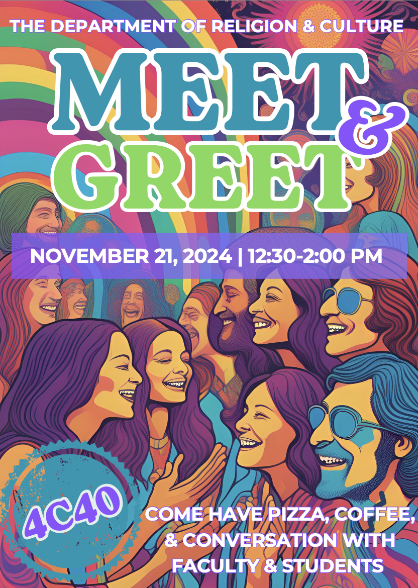 Poster announcing the Meet & Greet