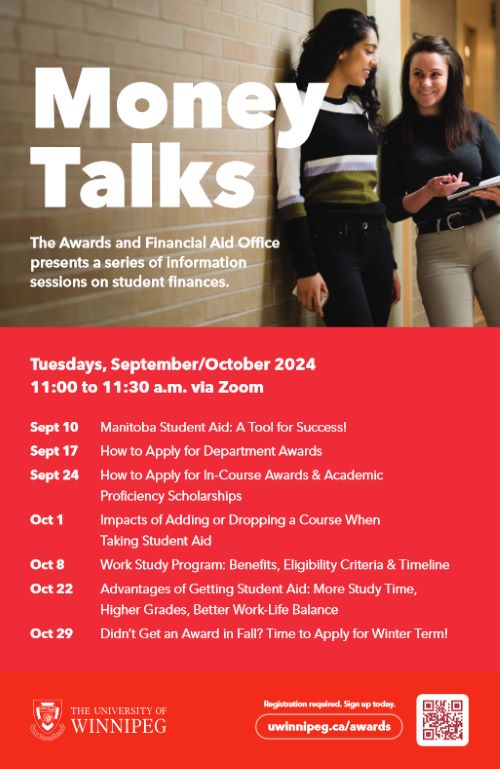 Awards and Financial Aid workshop poster